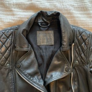 All Saints Jackets & Coats - ALLSAINTS LEATHER BIKER JACKET All Saints Jackets & Coats - ALLSAINTS LEATHER BIKER JACKET